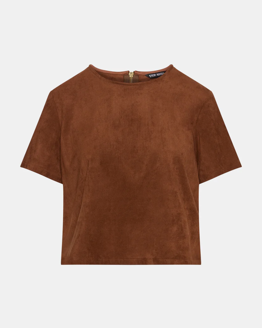 Ezra top - chicory coffee