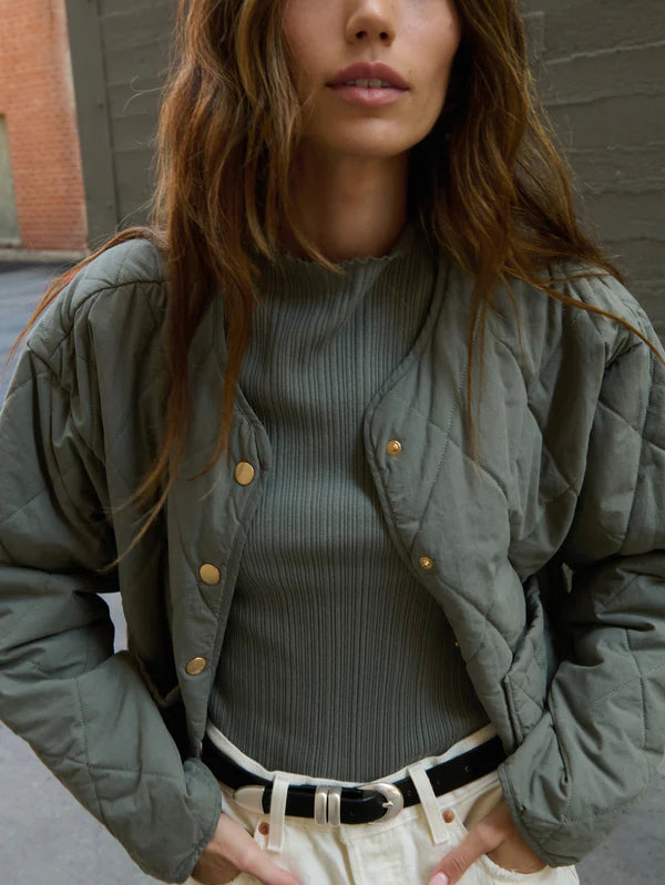 Aspen Quilted Jacket - castor grey
