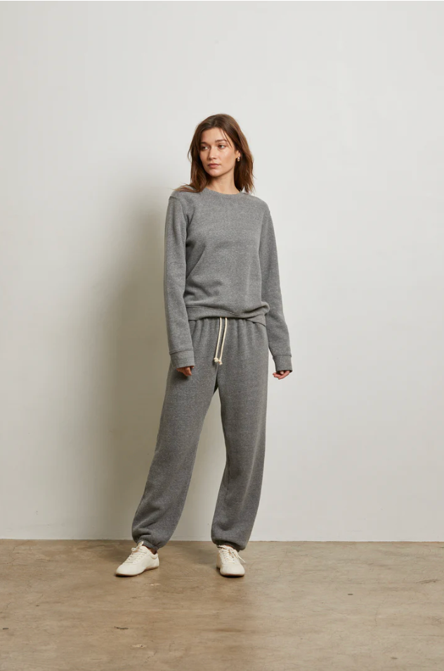 Scarlett fleece sweatshirt - dark heather grey