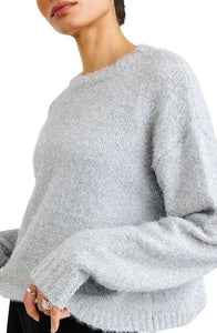 Slouchy sweater - silver shimmer
