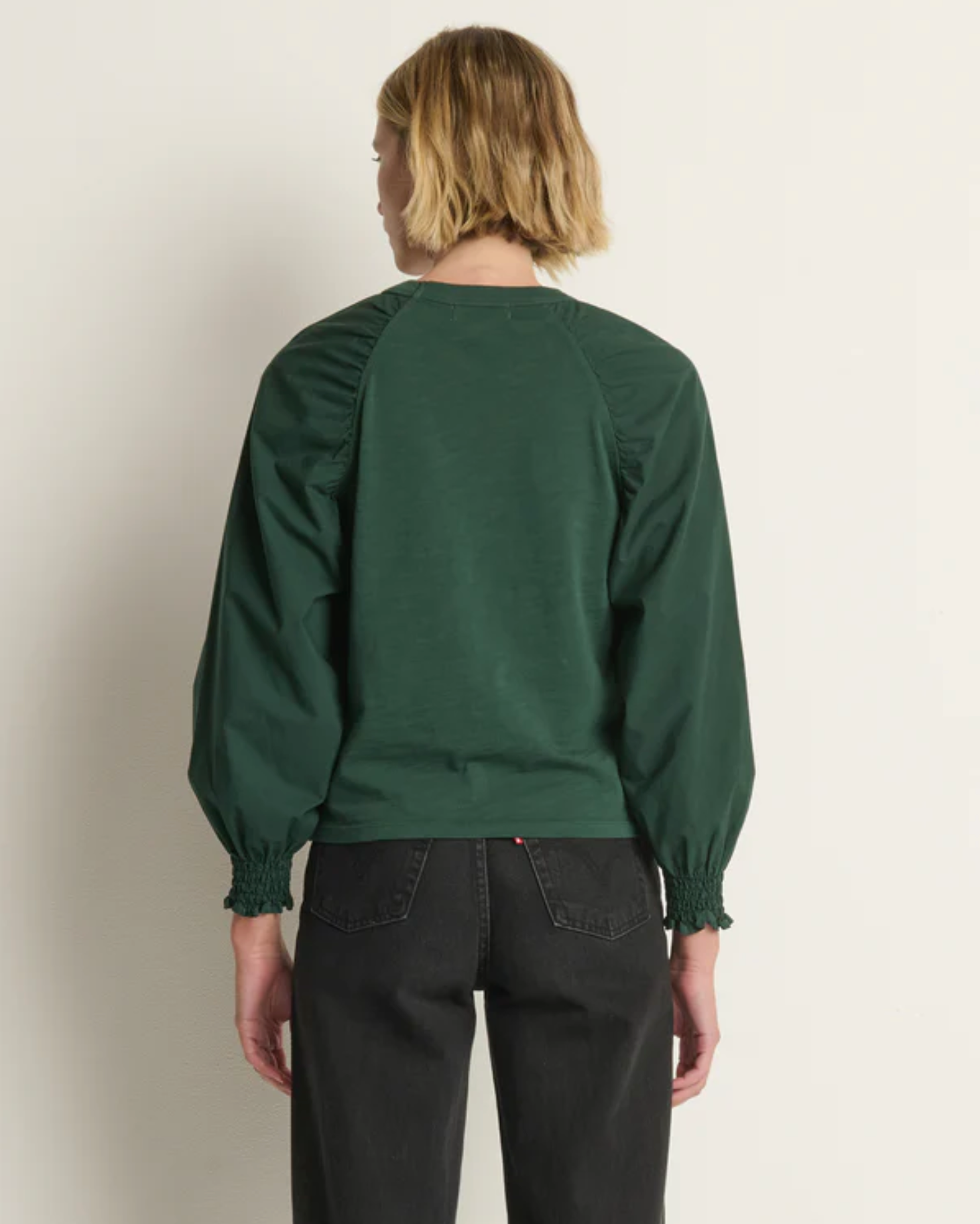 Suky raglan top - pine