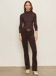 Long sleeve mock essential top - semi sweet