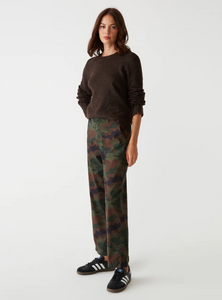 Maxine twill camo convertible pant - olive combo