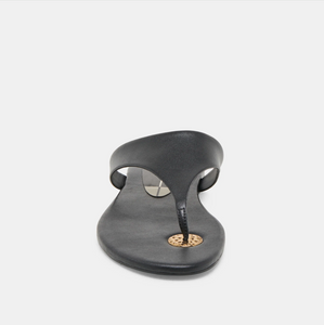 Kittle leather sandals - black