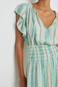 Iona dress - seaview stripe