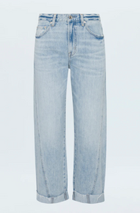 Kacey mid rise cuffed straight jeans - berkeley