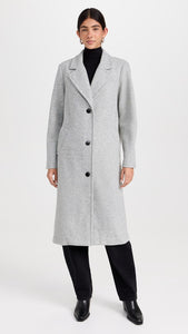 Conway Plush Coat - classic heather grey