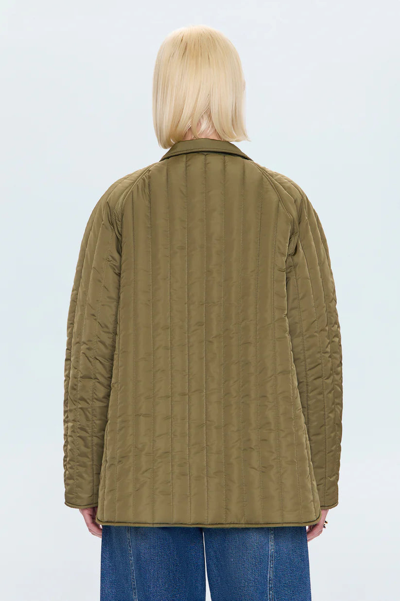Sawyer quilted barn jacket - olive