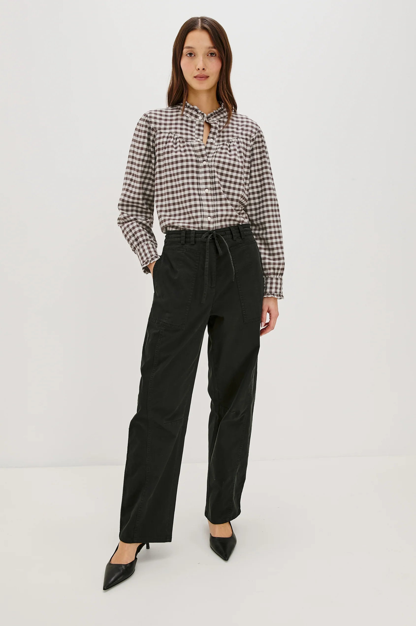 Alanna shirt - chocolate chip