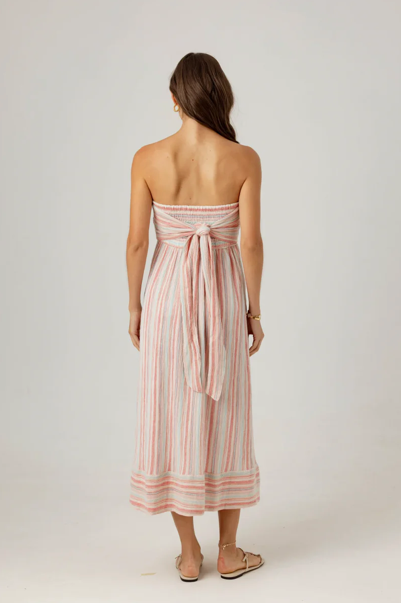 Jade dress - rainbow striped