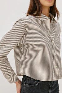 Ramy shirt - noir stripe