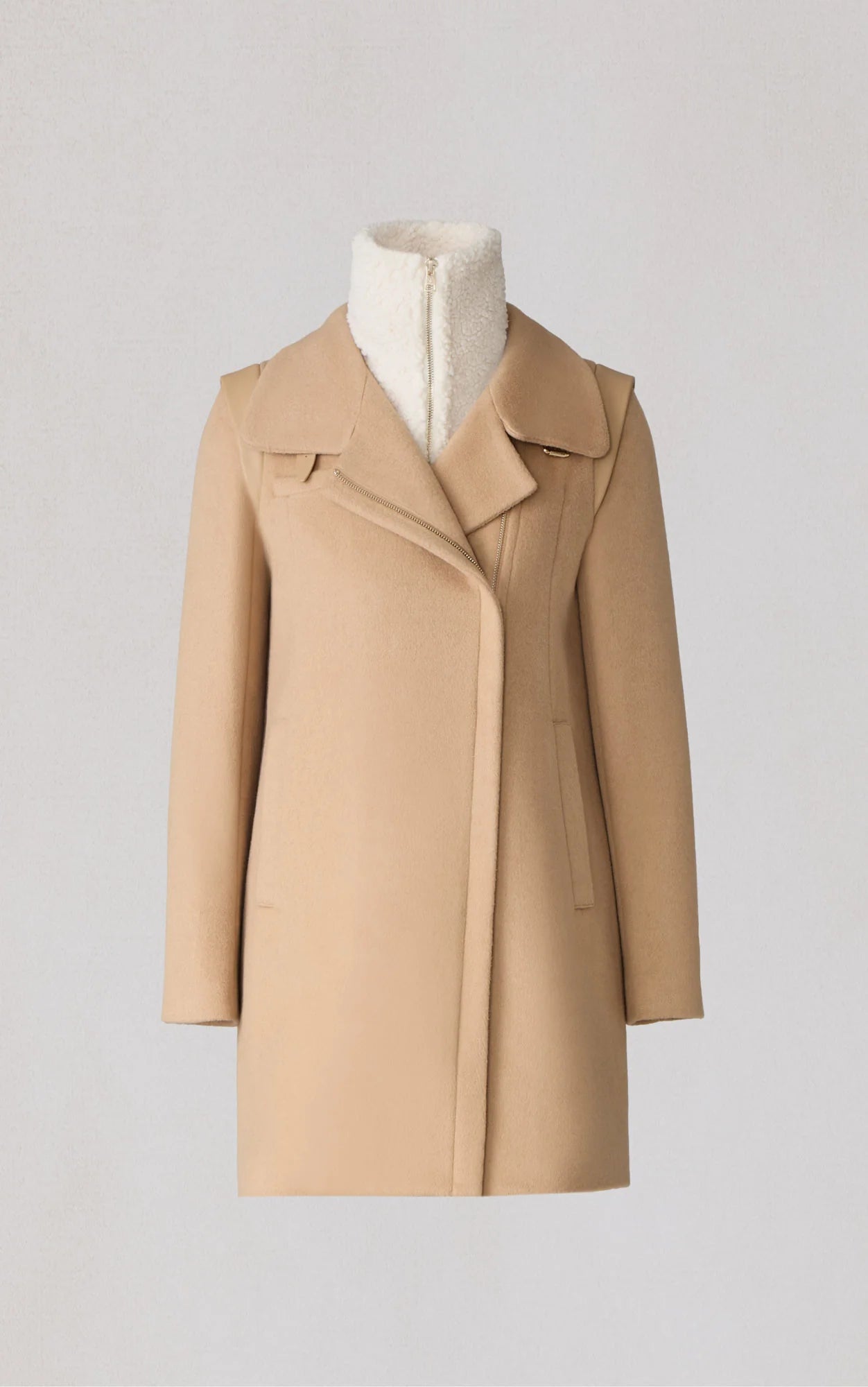 Kiana wool coat - teak