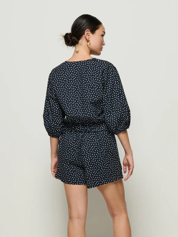 Celeste blouse - cabana polka dot