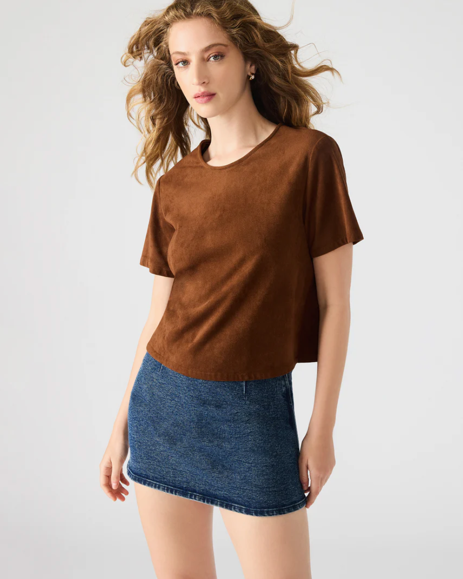 Ezra top - chicory coffee