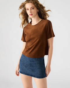 Ezra top - chicory coffee