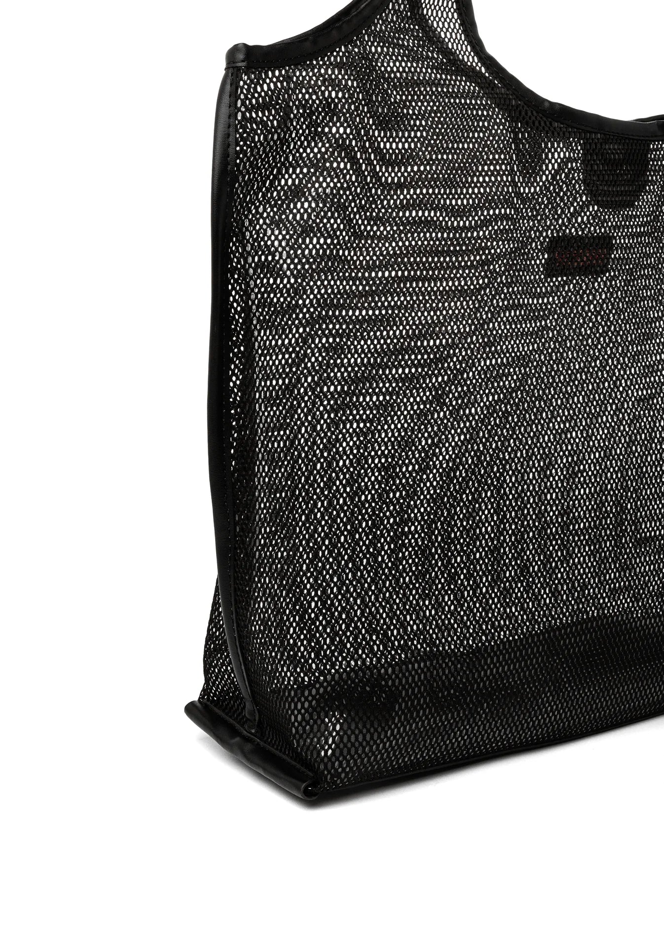 Roxy mesh tote - black