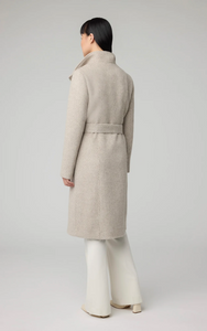 Genie wool coat with belt - hush