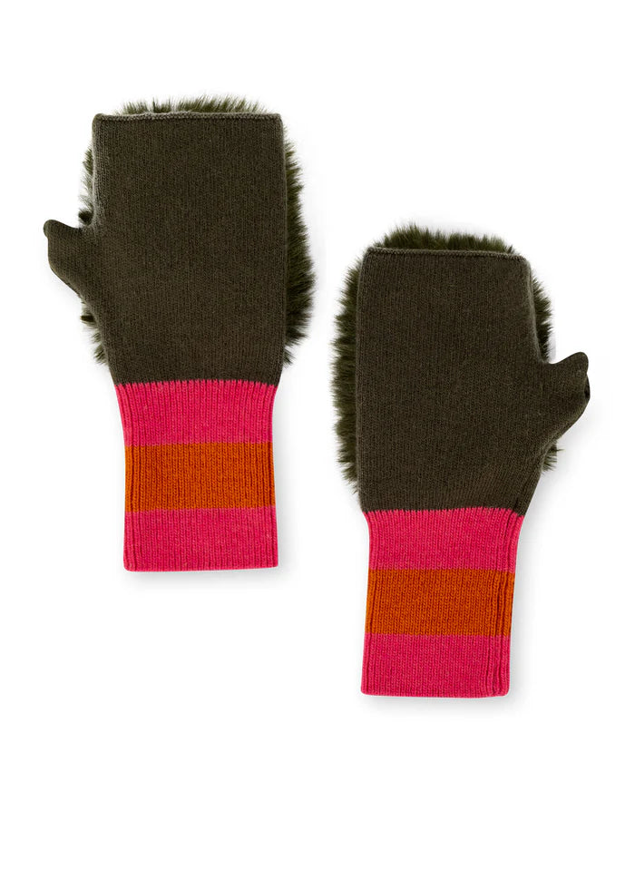 Fluff fingerless gloves - showoff