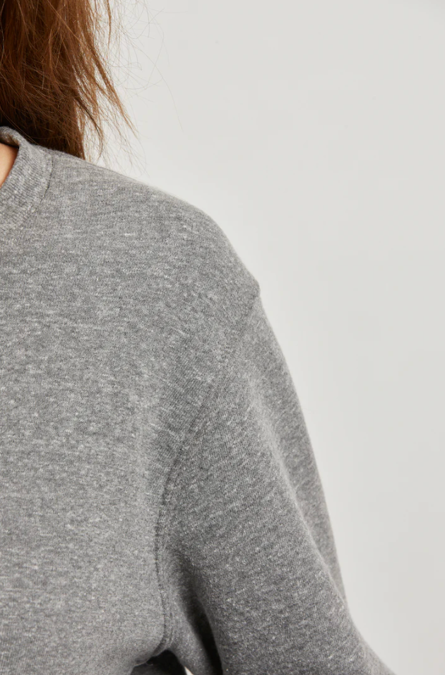 Scarlett fleece sweatshirt - dark heather grey