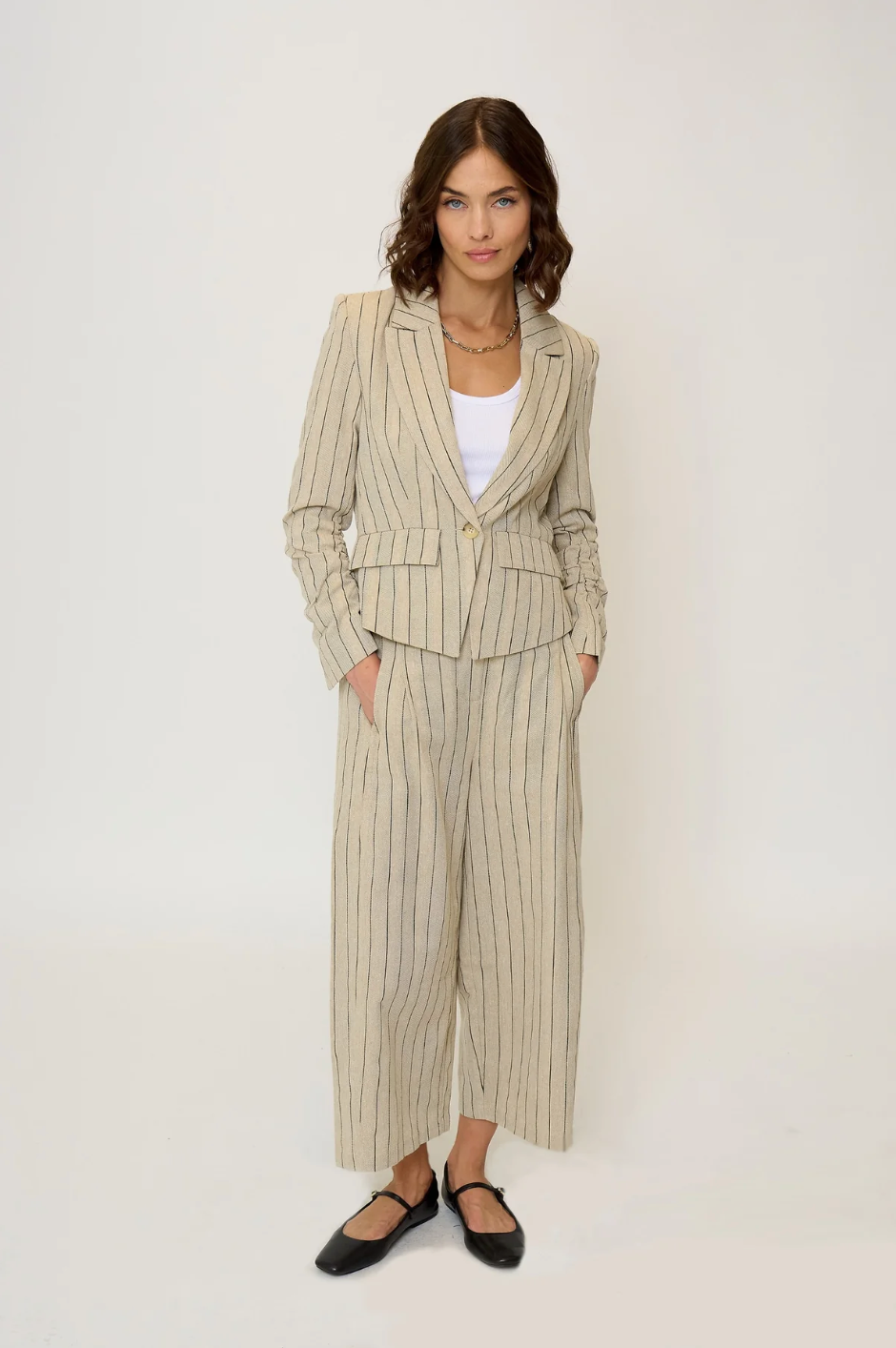 Rose dickey blazer - khaki