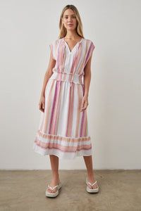 Ashlyn - hibiscus stripe