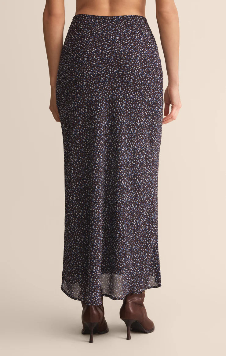Yelena aspen floral maxi skirt - java