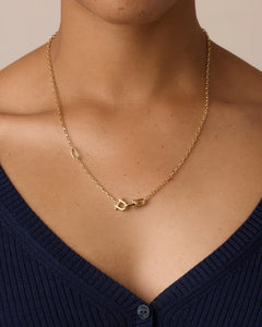 Atlas delicate lariat - gold
