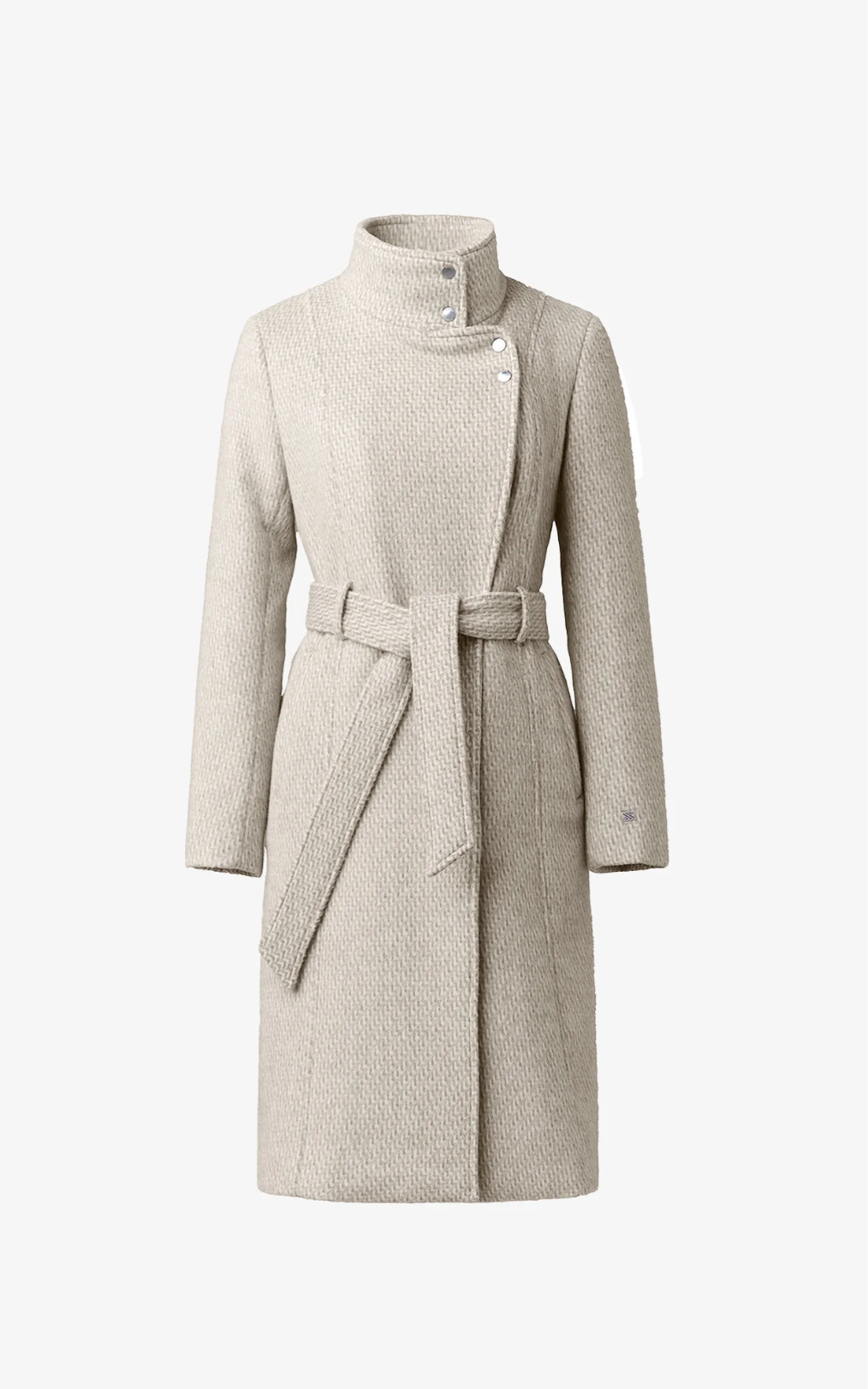 Genie wool coat with belt - hush