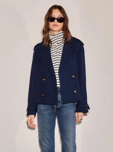 Abbey Turtleneck Tank - stripe