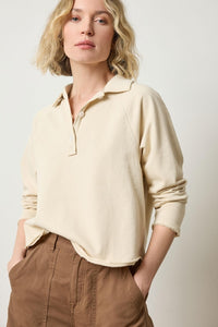 Shirttail polo (PA3115) - heather grey