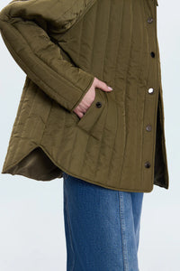 Sawyer quilted barn jacket - olive