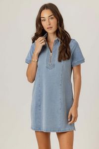 Claudine dress - light wash
