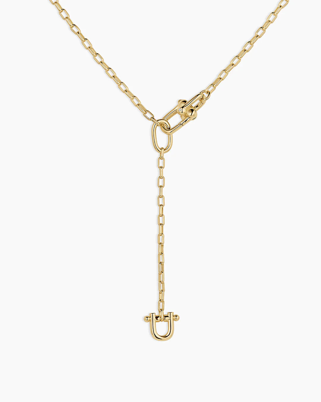 Atlas delicate lariat - gold
