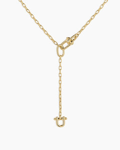 Atlas delicate lariat - gold