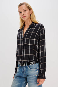 Malin shirt - onyx sand birch