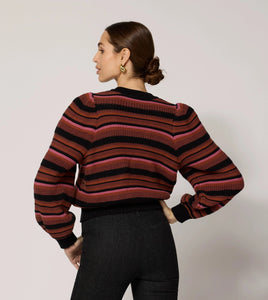 Bethany cardigan - black multi