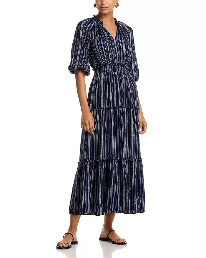 Caterine dress - roche stripe