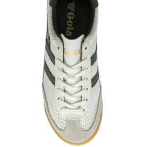 Tornado zephyr sneakers - off white / evergreen