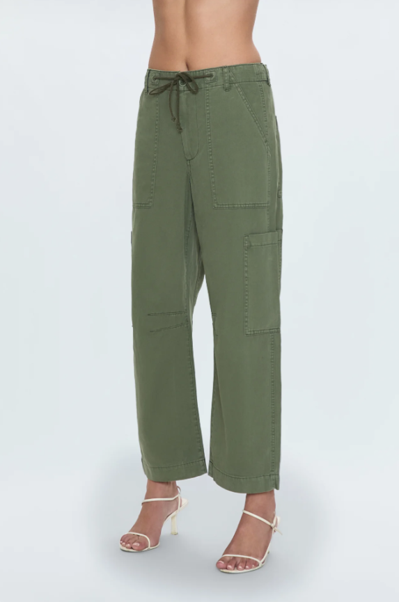Sabrina curved utility pants - meadow