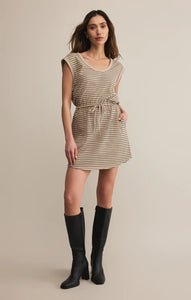 Dayshift Striped Mini Dress - retreat