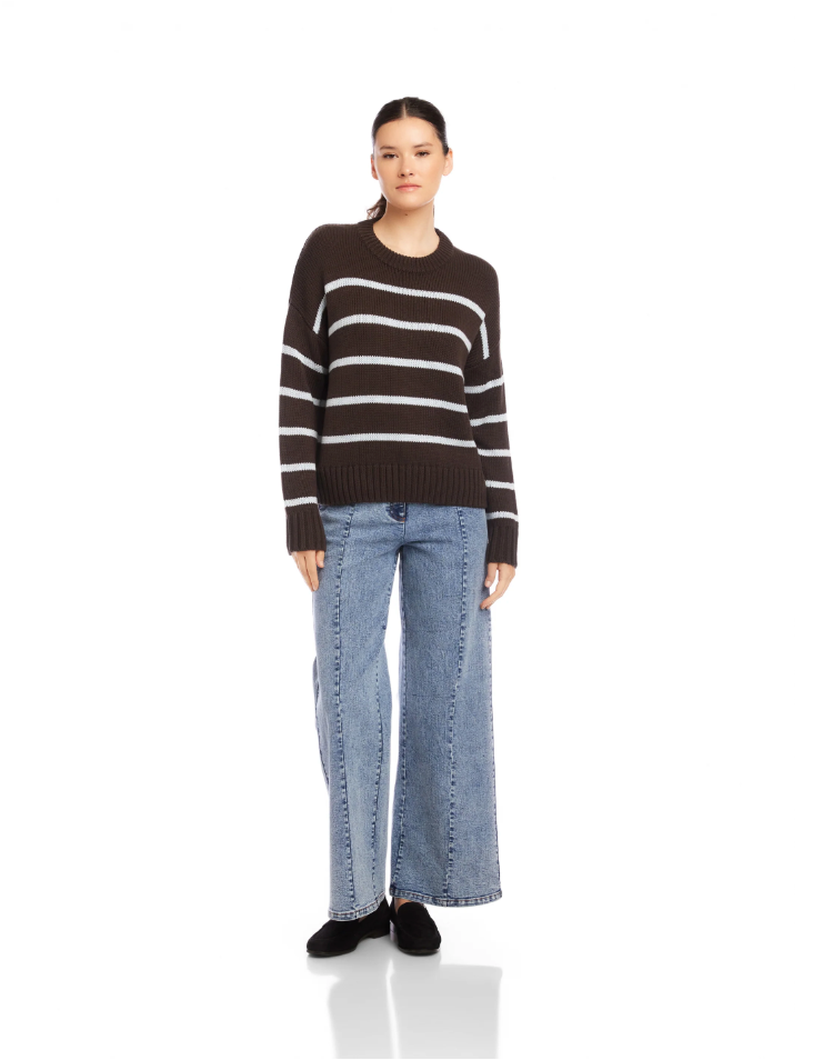 Luca Crewneck Sweater - stripe