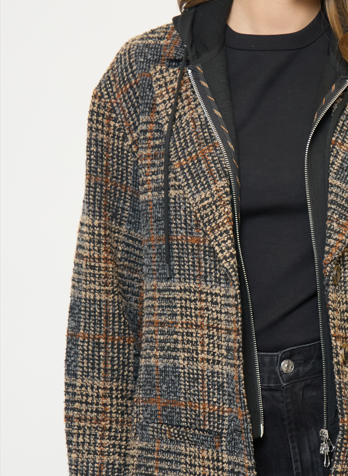 Daphne dicket coat - plaid