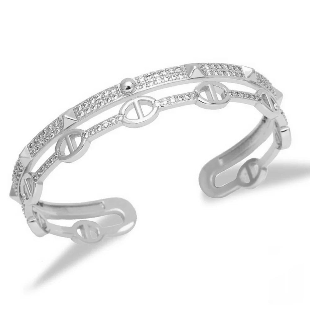 Mona cuff - silver