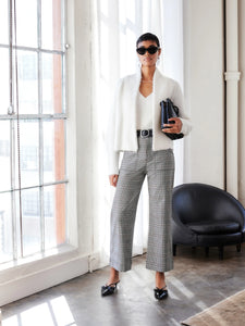 Rylee crop pants - plaid