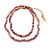 Short Rhodochrosite Stone Necklace - N9-200RC