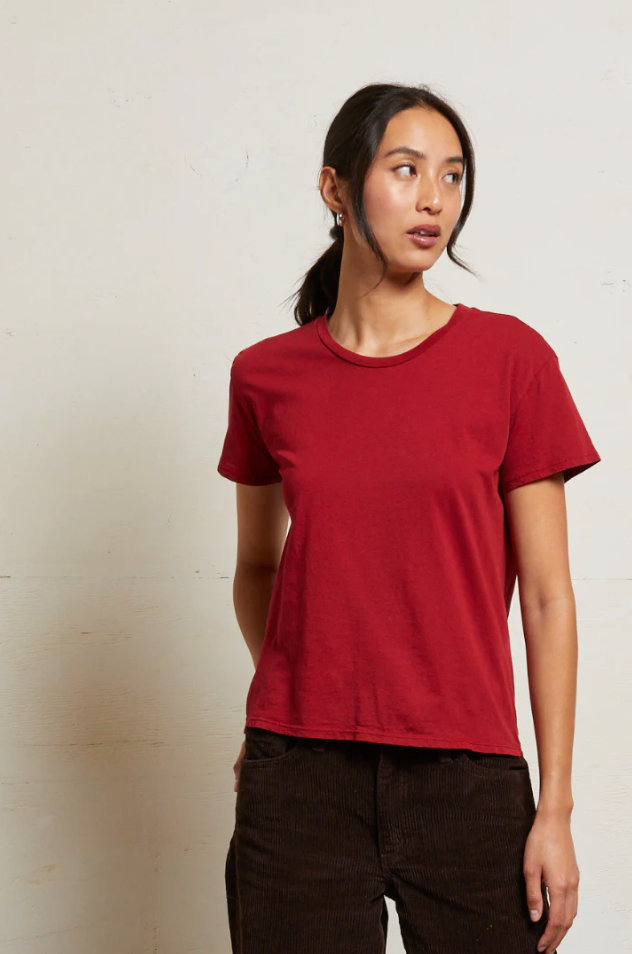 Harley boxy crew tee - maple