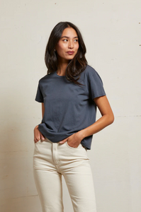 Harley cotton boxy crew tee - night