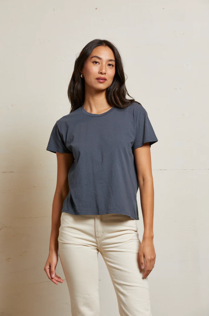 Harley cotton boxy crew tee - night
