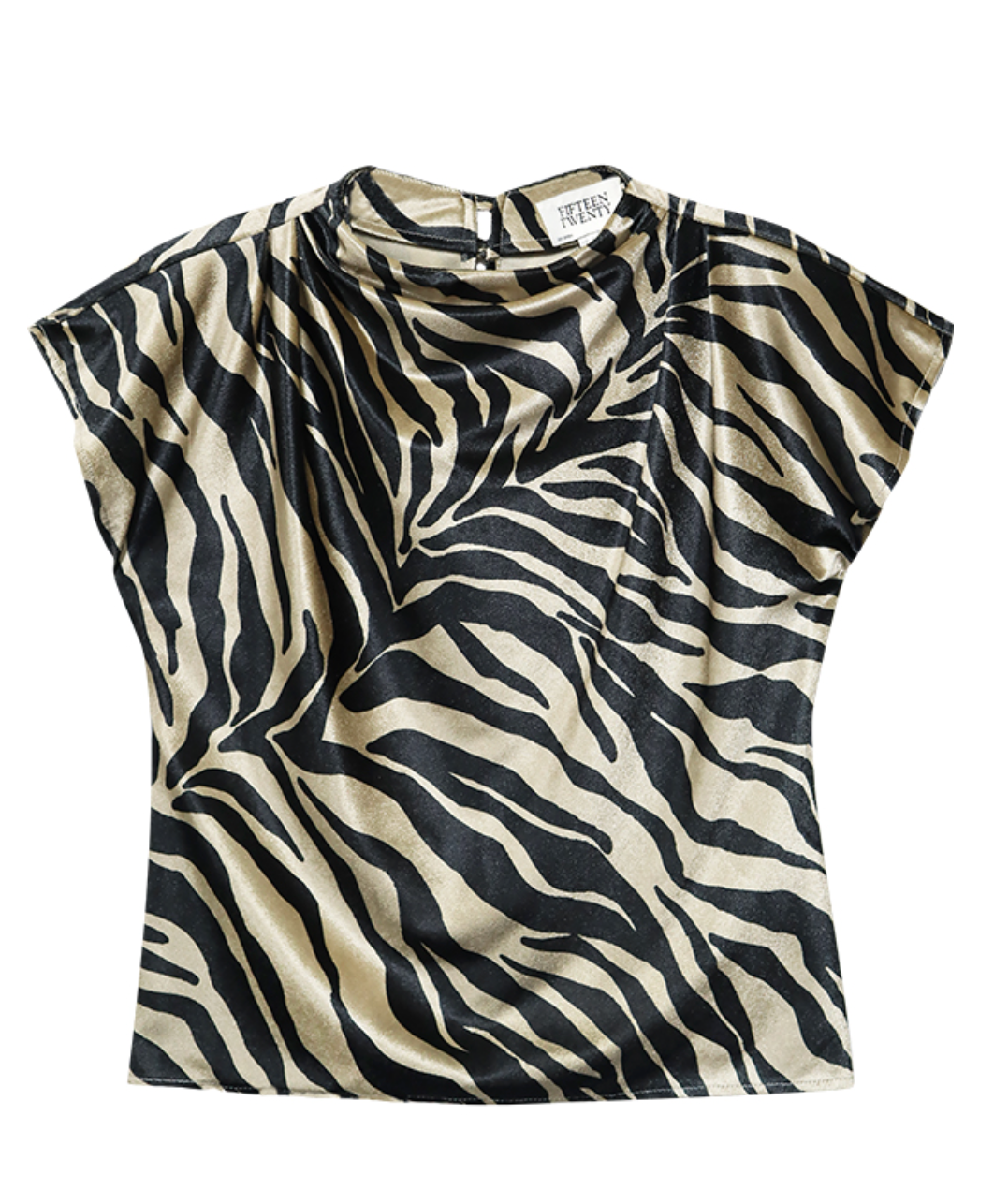 Emmeline velvet top - zebra
