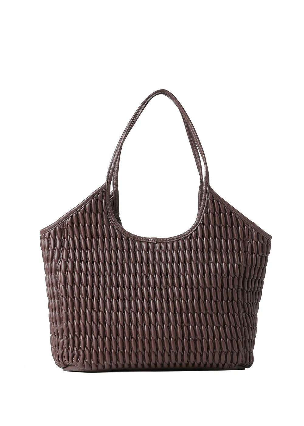 Isla tote - chocolate brown leather